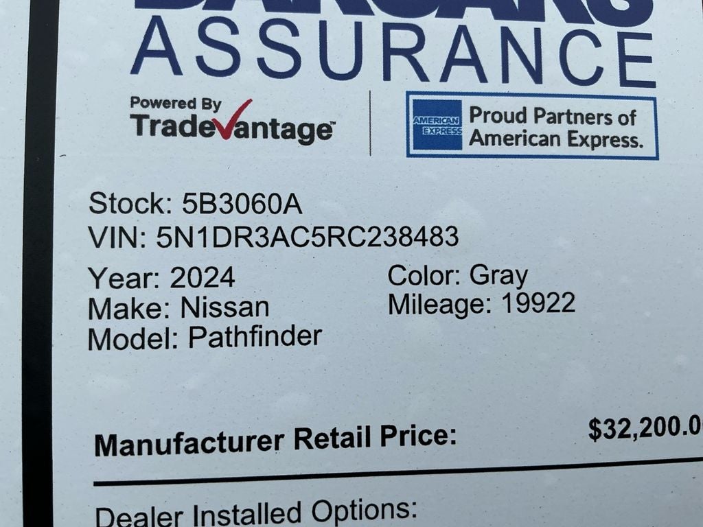 2024 Nissan Pathfinder S