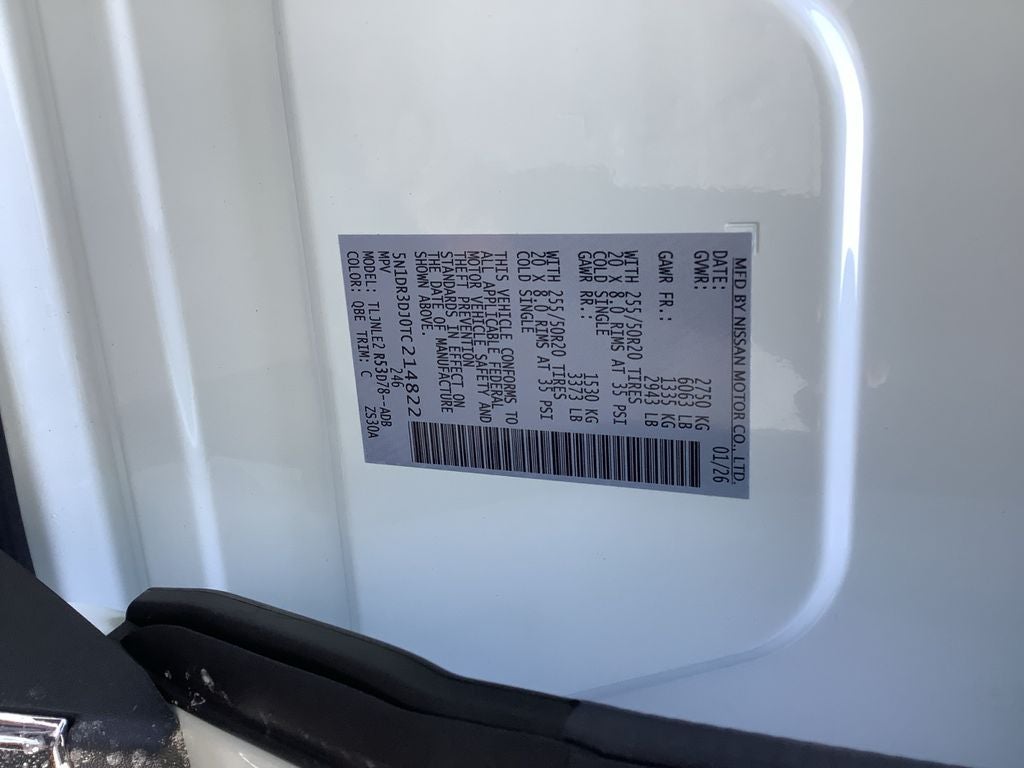 2026 Nissan Pathfinder Platinum