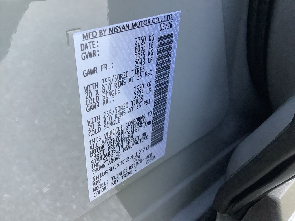 2026 Nissan Pathfinder Platinum
