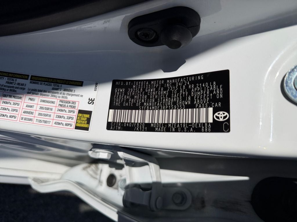 2024 Toyota Corolla LE