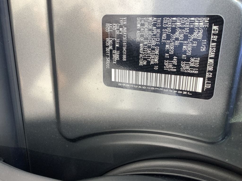 2026 Nissan Armada Platinum