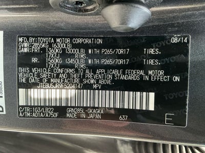 2015 Toyota 4Runner SR5 Premium