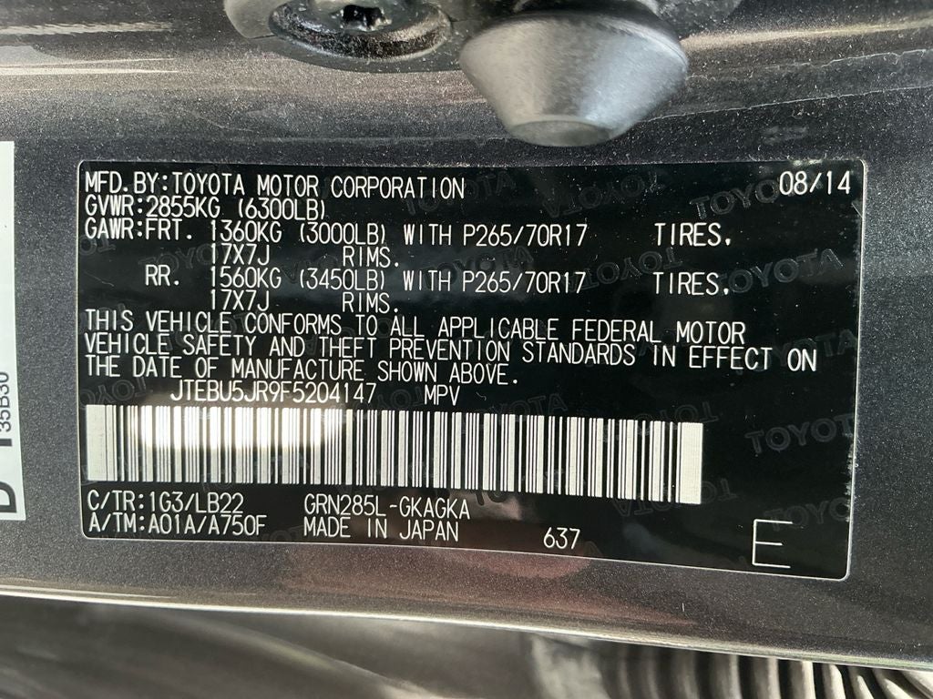 2015 Toyota 4Runner SR5 Premium