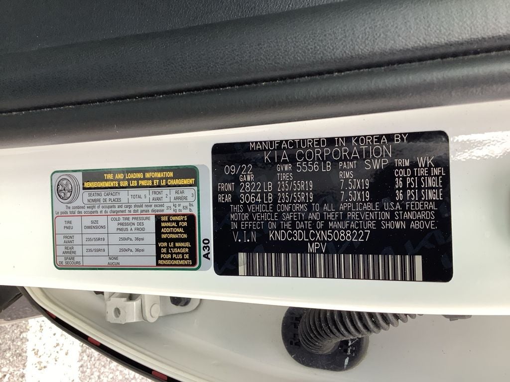 2022 Kia EV6 Wind New Tires and Brakes