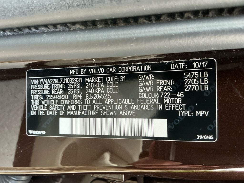 2018 Volvo XC60 T6 Inscription