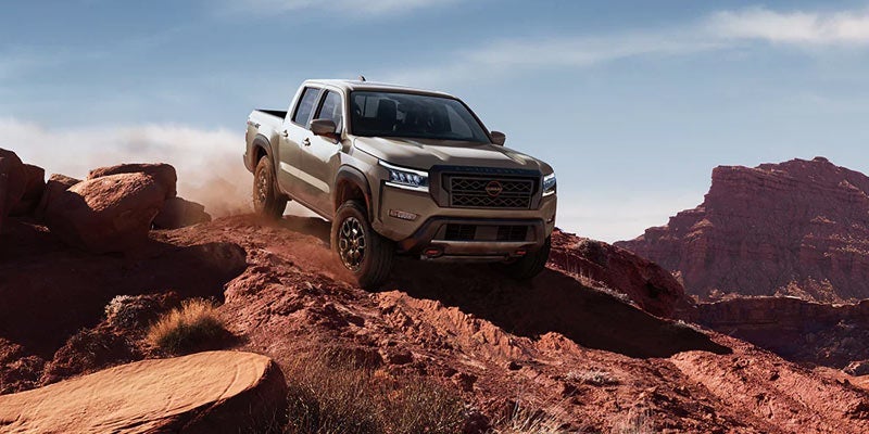 2024 Nissan Frontier Off-Roading Down Hill Rockville, MD