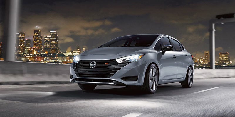 2024 Nissan Versa Driving at Night Rockville, MD