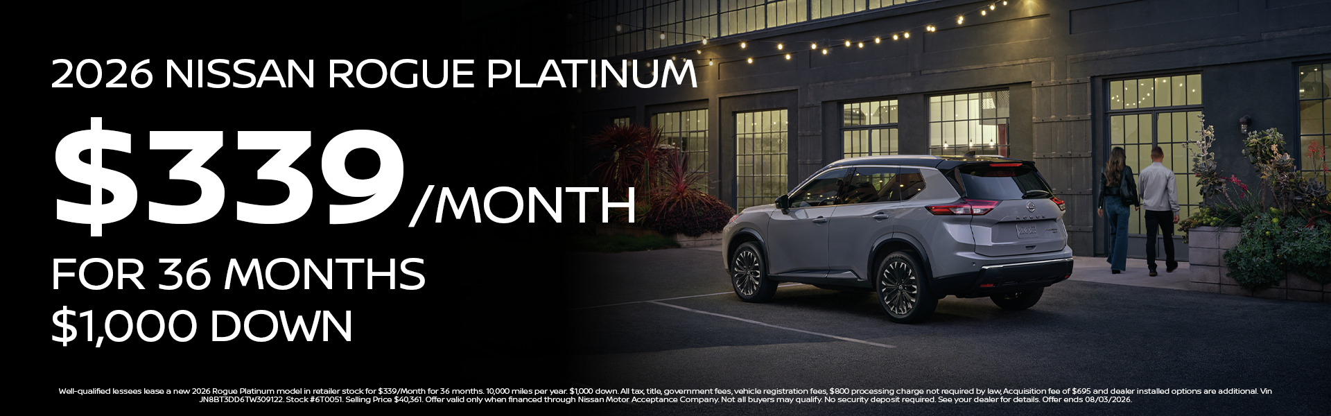 New 2026 Rogue Platinum