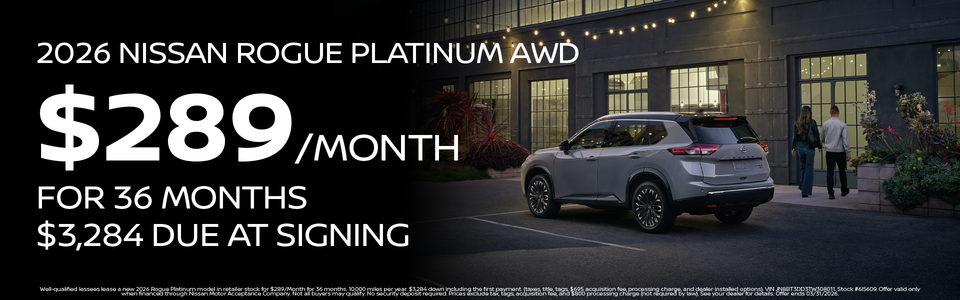 New 2026 Rogue Platinum 