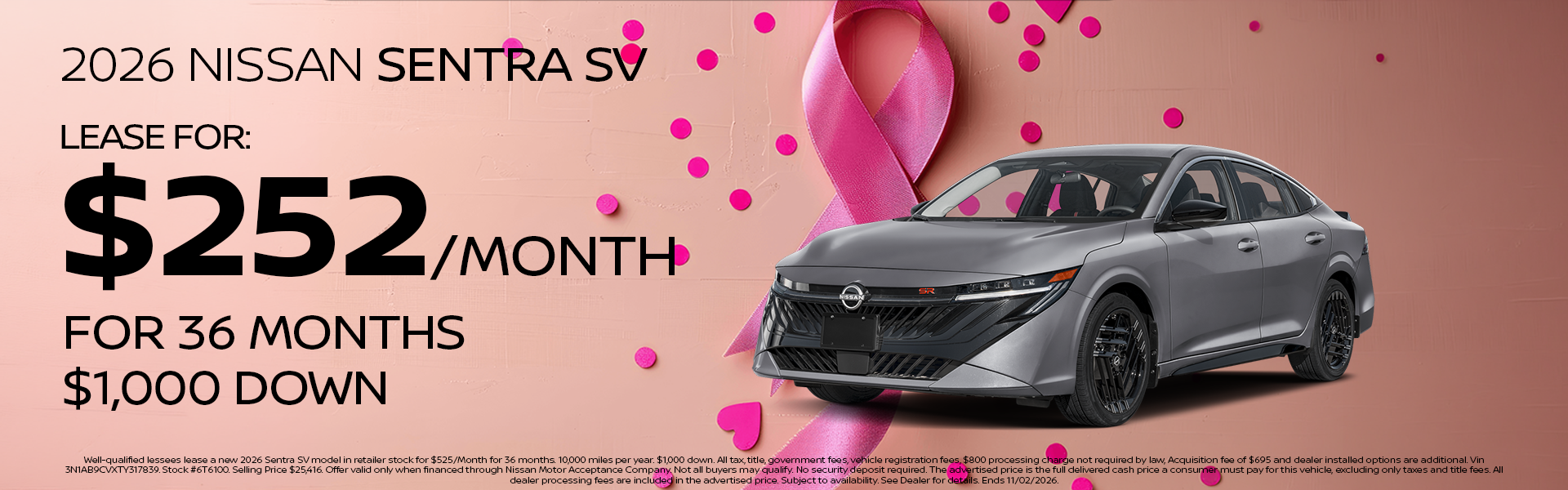 New 2026 Sentra SV