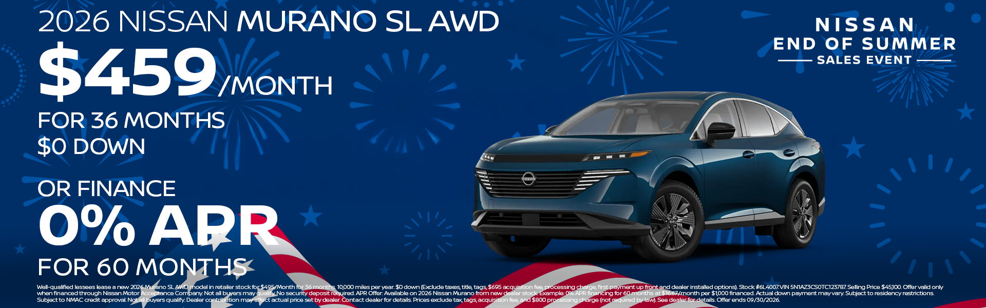 New 2026 Murano SL
