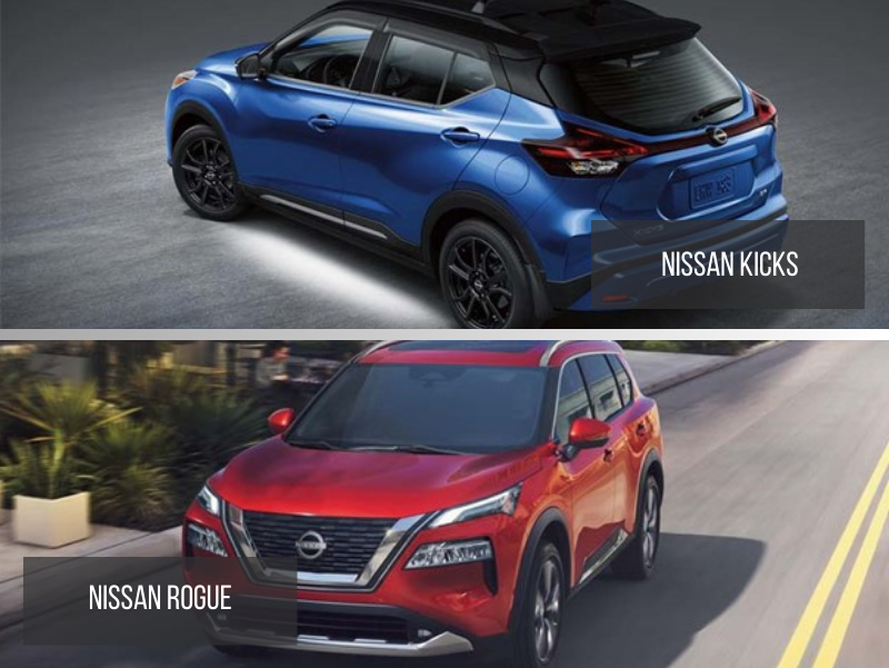 Nissan Kicks vs Rogue