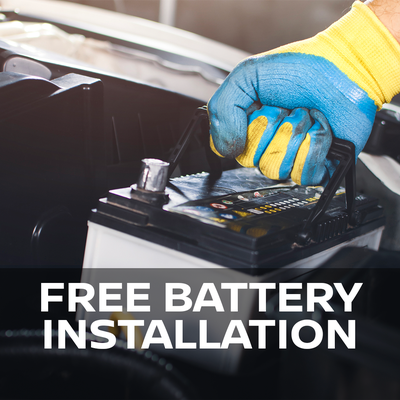 Free Battery Installation
